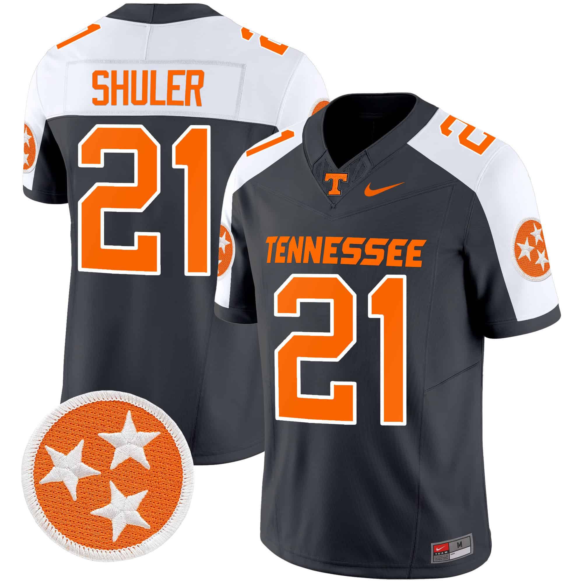 Men Tennessee Volunteers #21 Shuler Black 2024 Nike Vapor Limited NCAA Jersey